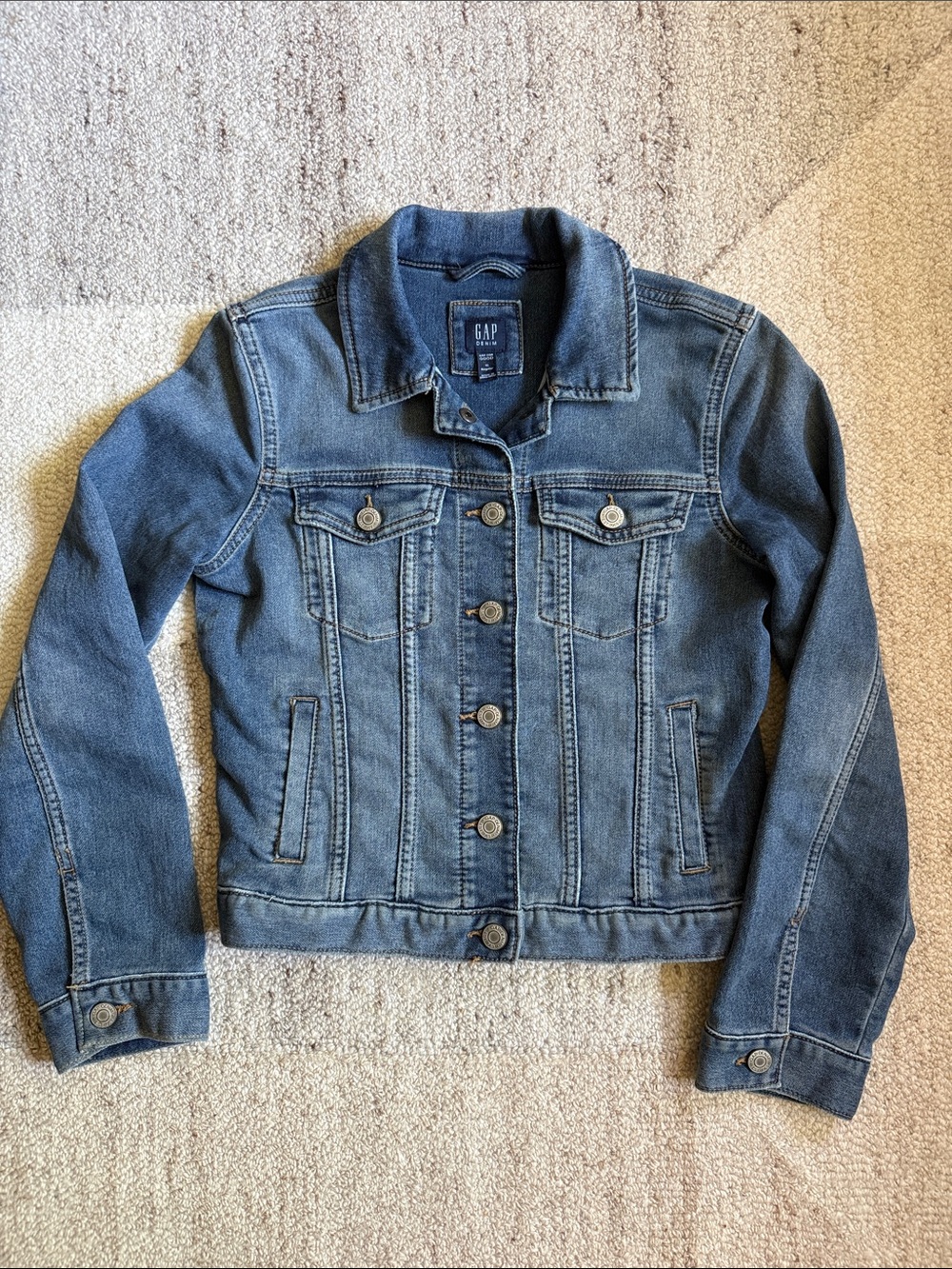 GAP Kids Medium Blue Denim Jacket. Soft and stretchy.